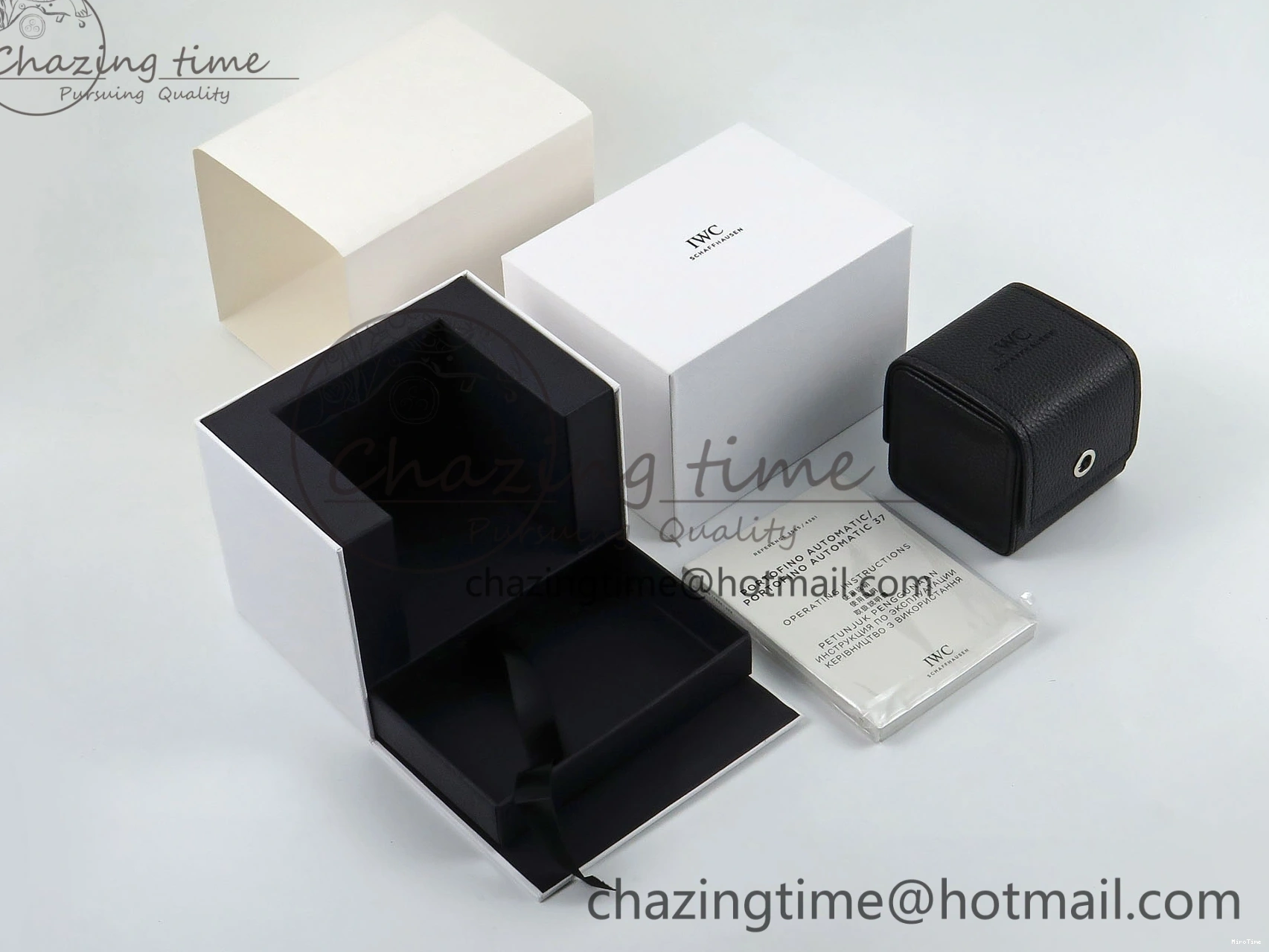 MIROTIME 0305 IWC BLACK TRAVEL BOX OdorResistant 7087